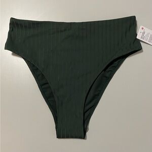 NWT Ribbed High Waist Extra Skimpy Swimsuit Bottom
